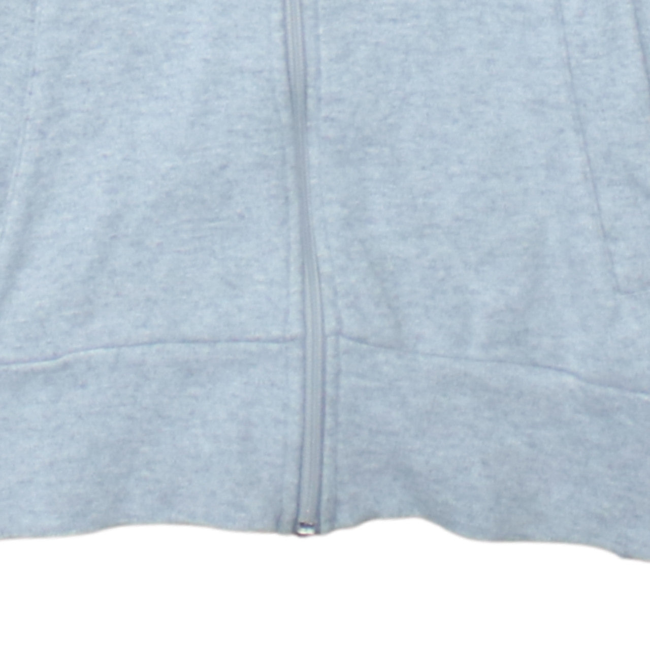 Adidas Women’s Grey Full Zip Hoodie Size 12 Lined Hooded Sweatshirt