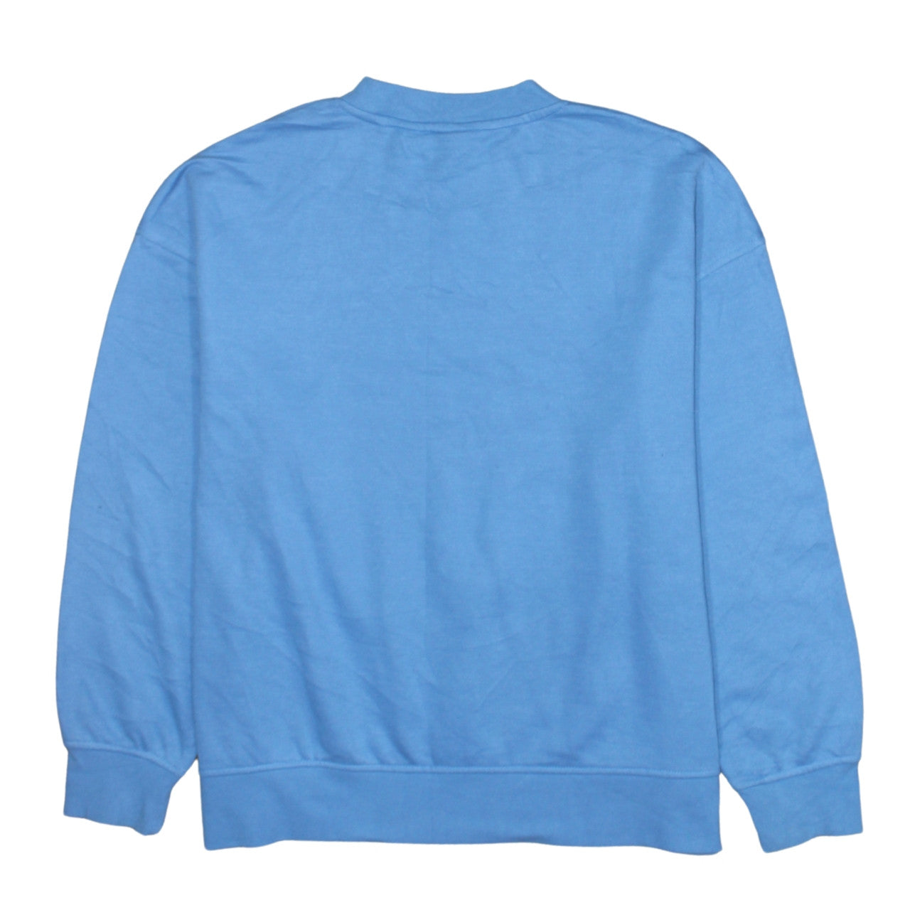 Disney Women’s Blue Stitch Sweatshirt UK 12/14 Crew Neck Pullover