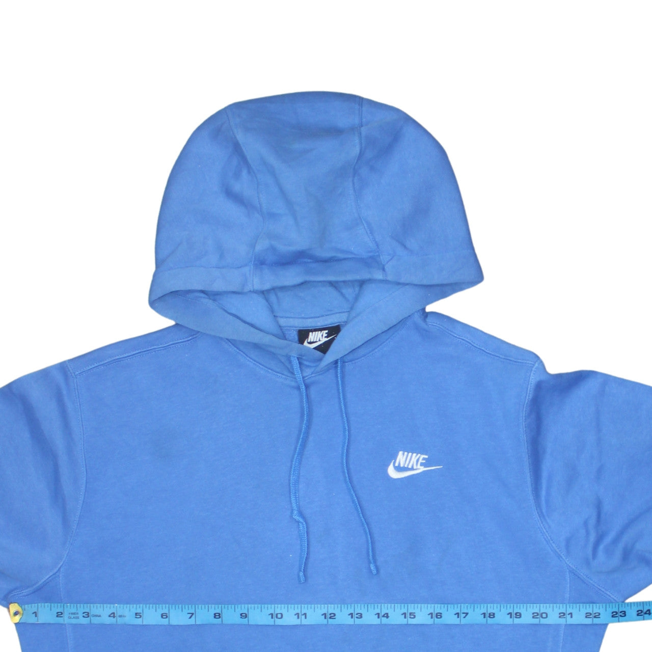 Nike Men's Blue Pullover Hoodie Small Regular Fit Fleece Sweatshirt