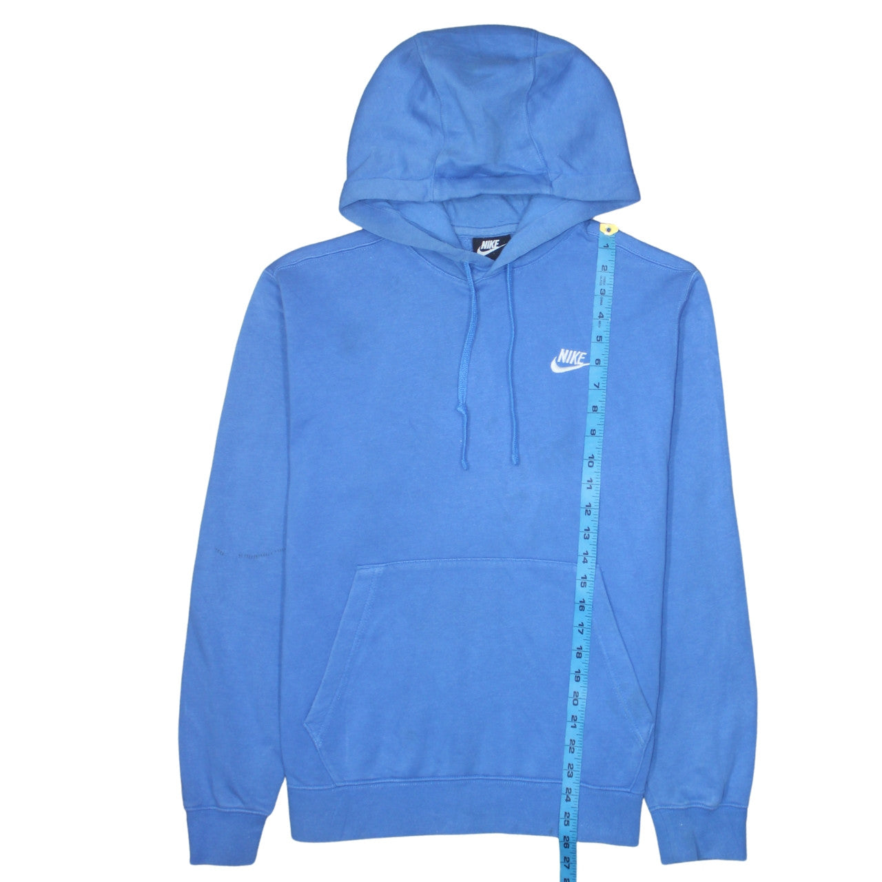 Nike Men's Blue Pullover Hoodie Small Regular Fit Fleece Sweatshirt