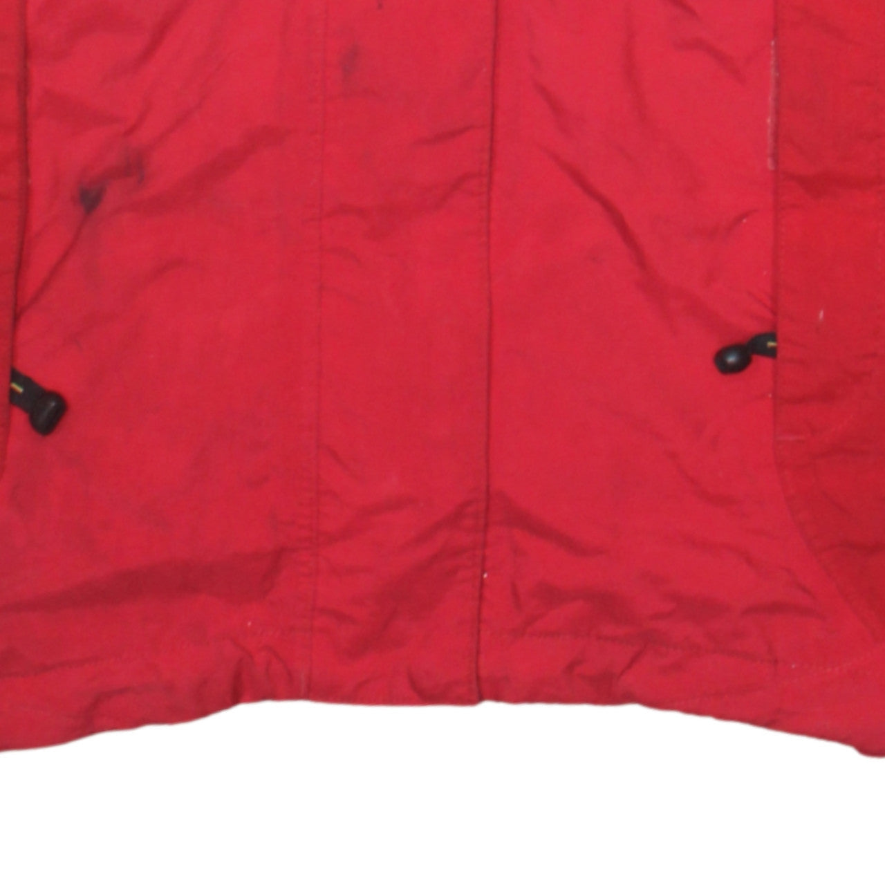 Jack Wolfskin Women Red Waterproof Hooded Rain Jacket Size 14