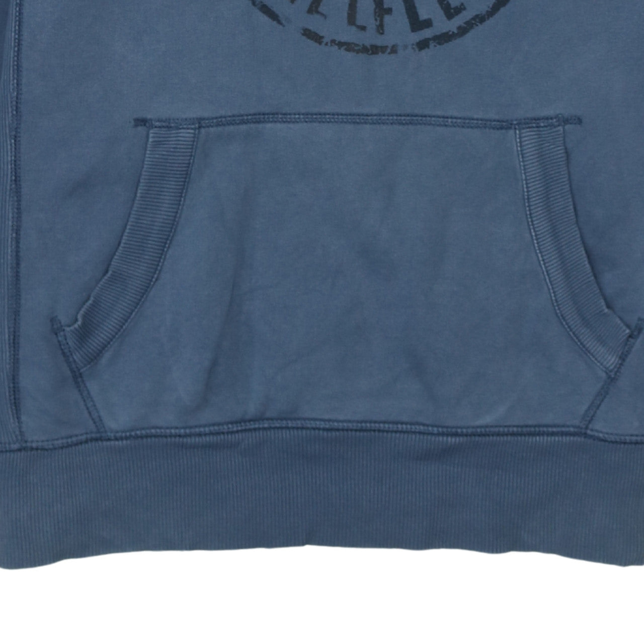 Tommy Hilfiger Men's Blue Pullover Hoodie L Vintage Fit Logo
