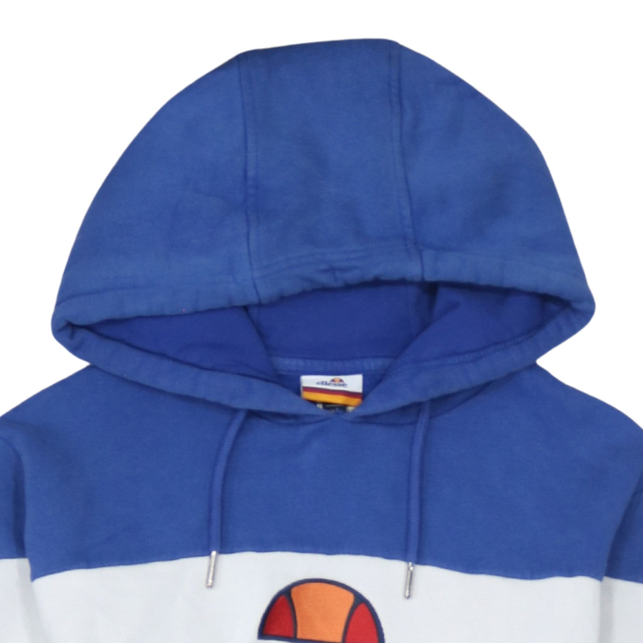Ellesse Men's Blue Colour Block Pullover Hoodie Size L