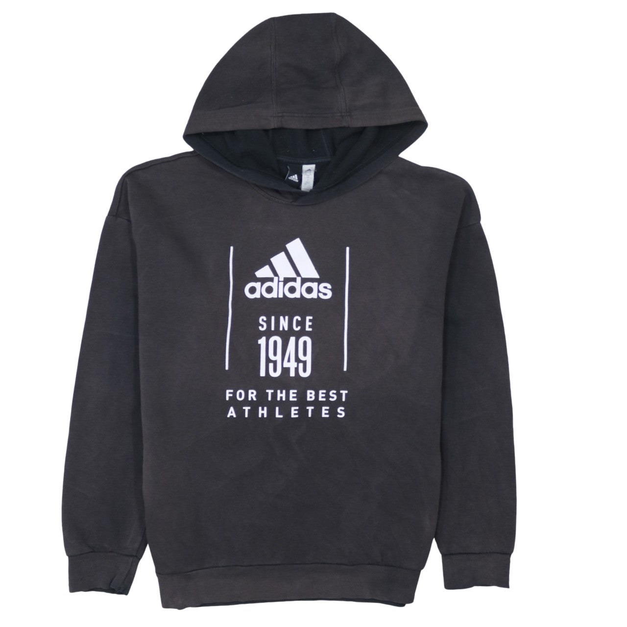 Adidas Men's Black Pullover Hoodie M Sports Graphic Fleece