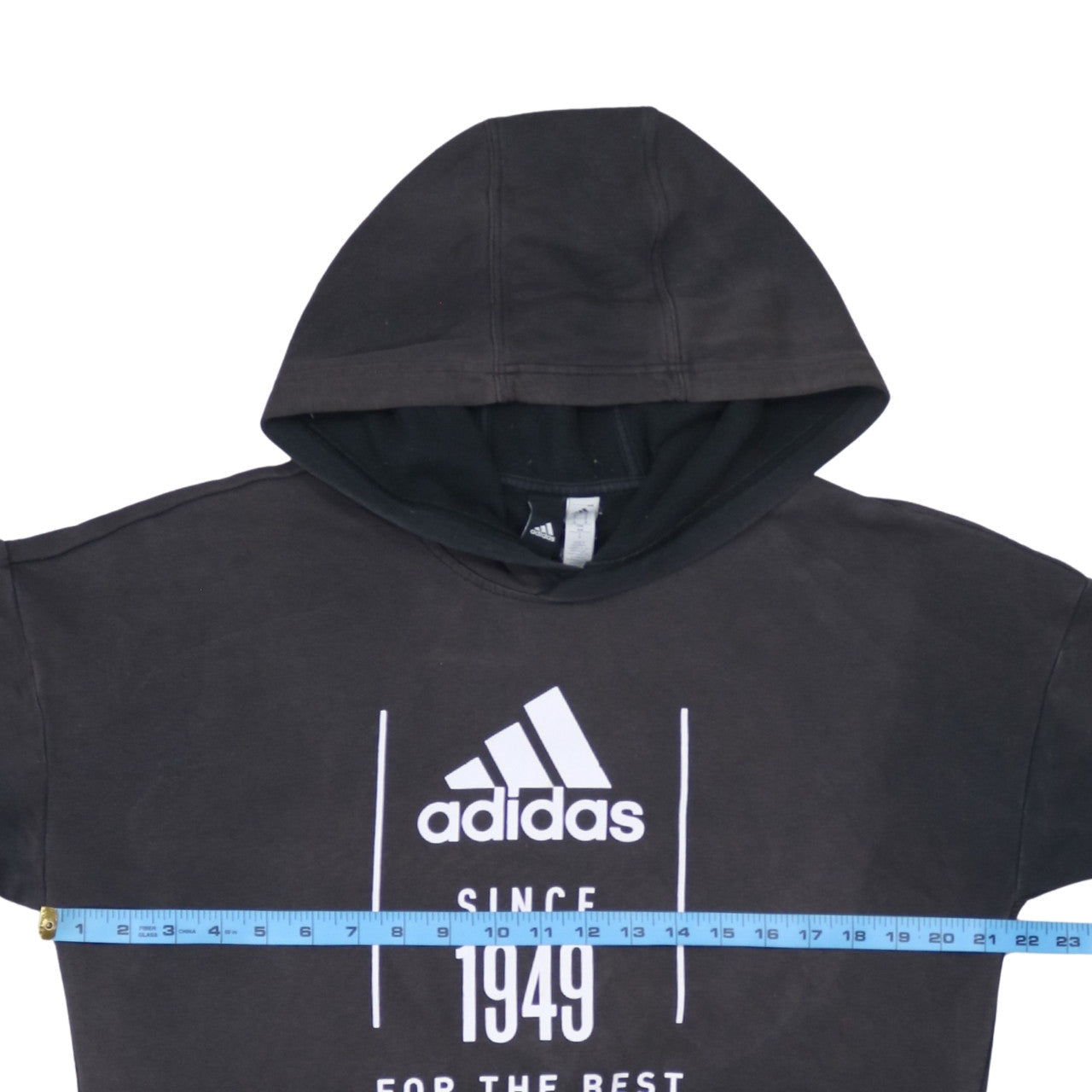 Adidas Men's Black Pullover Hoodie M Sports Graphic Fleece