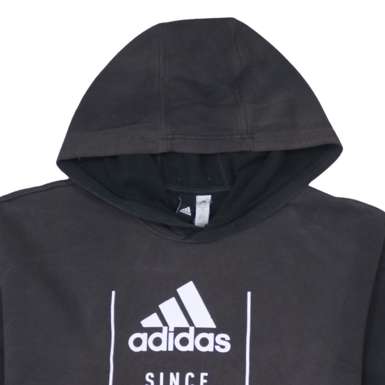 Adidas Men's Black Pullover Hoodie M Sports Graphic Fleece