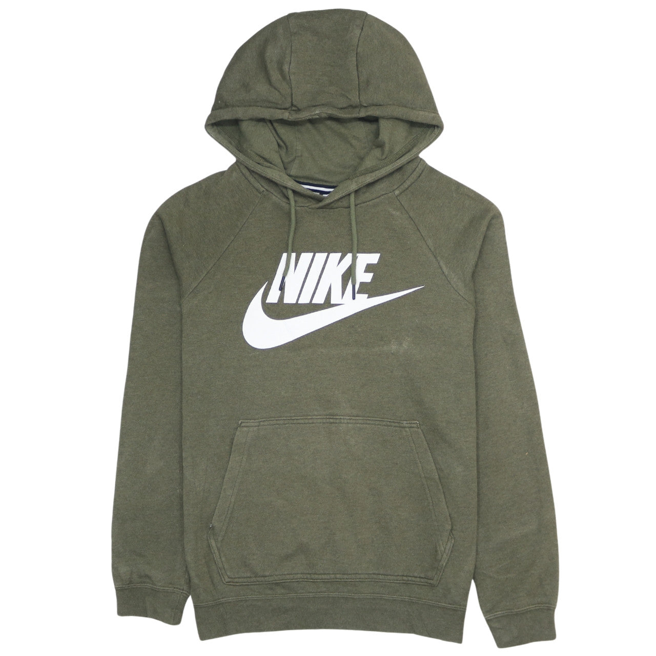 Nike Men's Green XS Pullover Hoodie with Logo Graphic Print