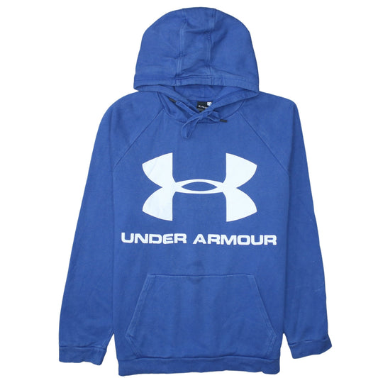 Under Armour Mens Blue XL Pullover Hoodie Sweatshirt with Logo