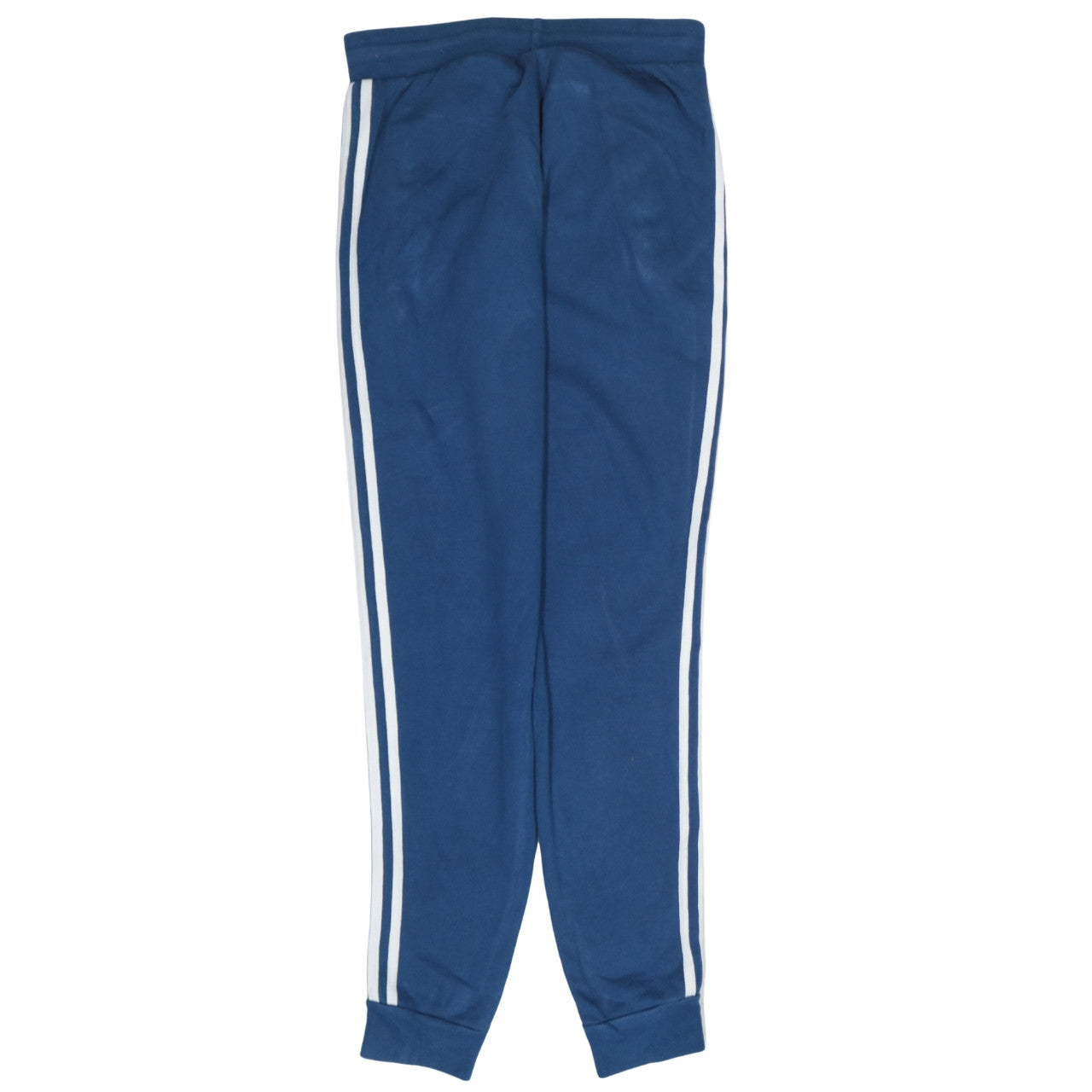 adidas Men Blue Track Pants S Tapered Side Stripe Activewear