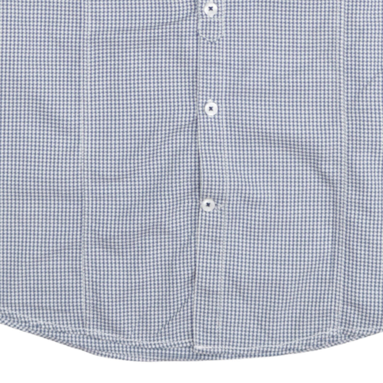 PME Legend Men's Blue Check Long Sleeve Button-Up Shirt M