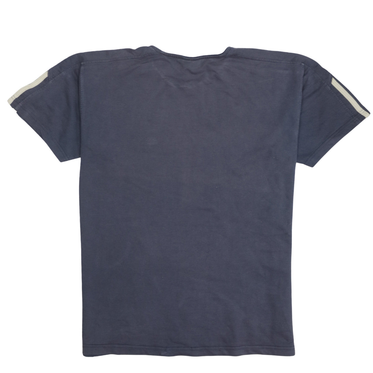 Adidas Men's Blue Cotton Short Sleeve Sports T-Shirt L