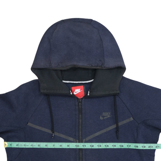 Nike Men's Blue Full Zip Hoodie Size S Regular Fit