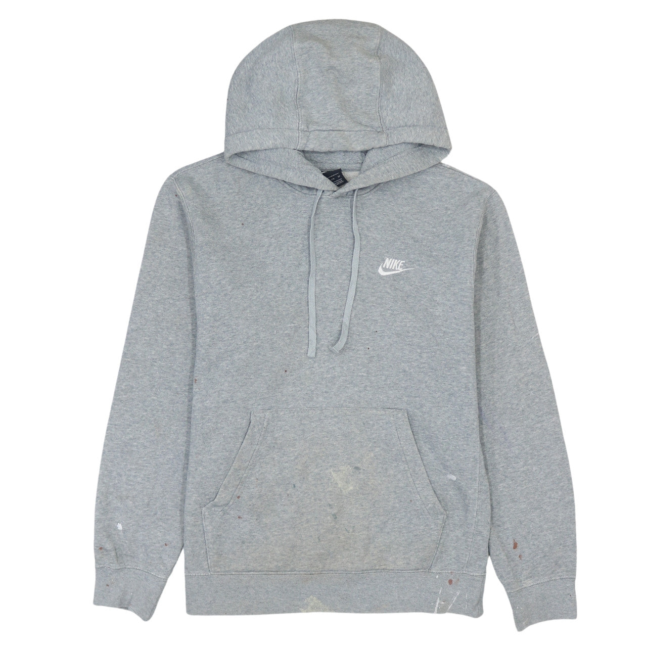 Nike Men’s Grey Pullover Hoodie XS Regular Fit Sports Style