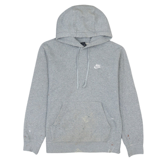 Nike Men’s Grey Pullover Hoodie XS Regular Fit Sports Style