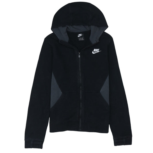 Nike Boys Black Full Zip Fleece Hoodie XL 13-15 Years