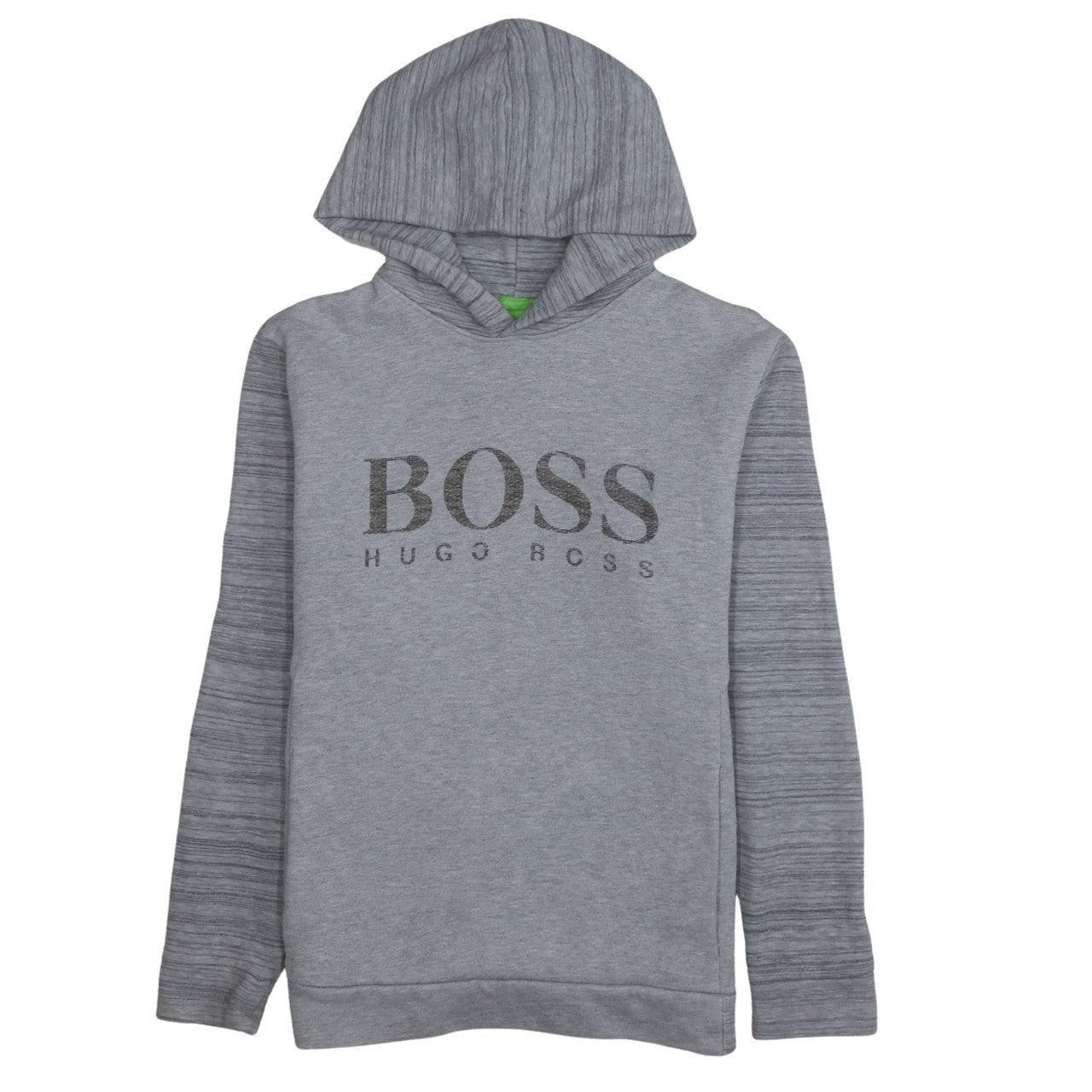Hugo Boss Men's Grey Regular Fit Pullover Hoodie L