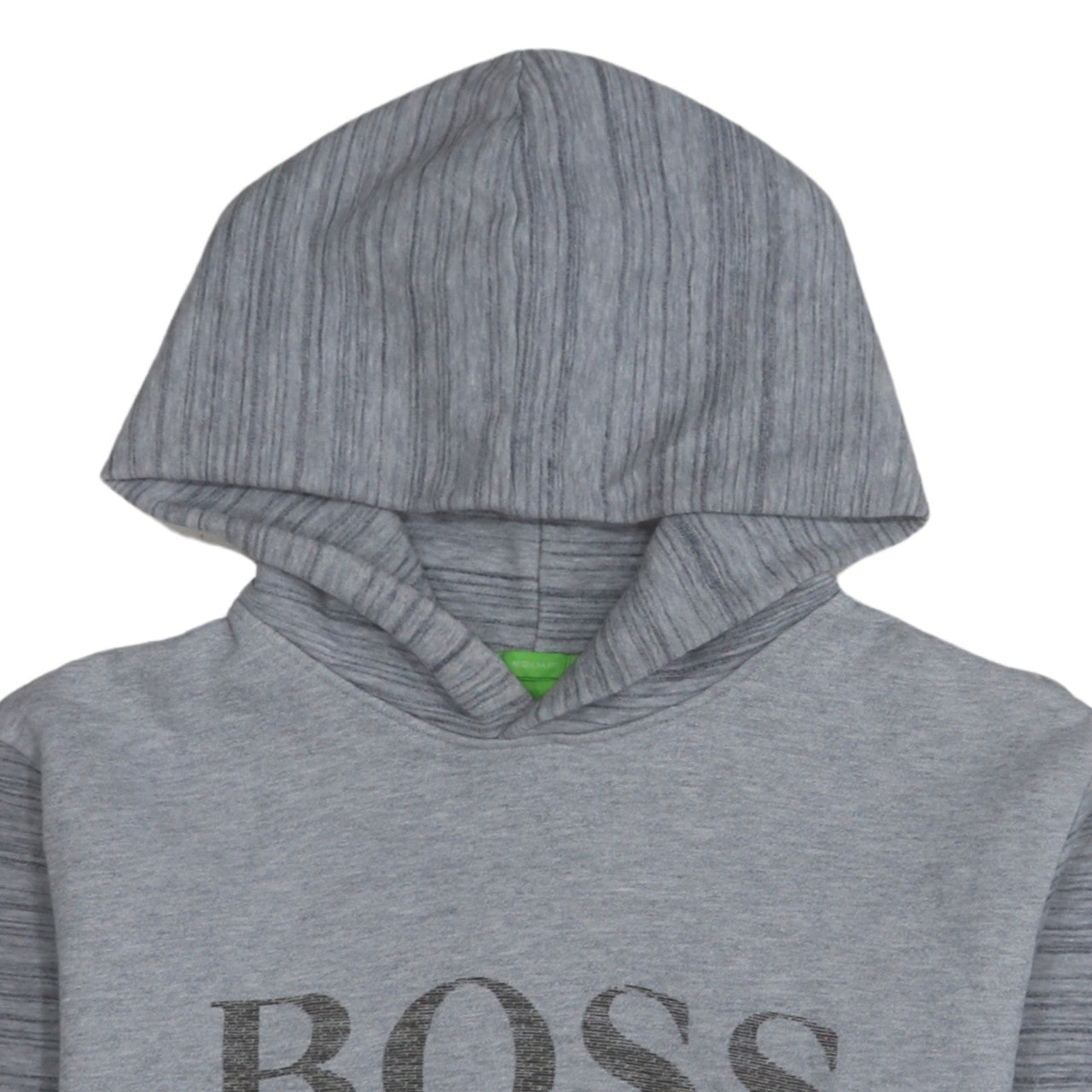 Hugo Boss Men's Grey Regular Fit Pullover Hoodie L