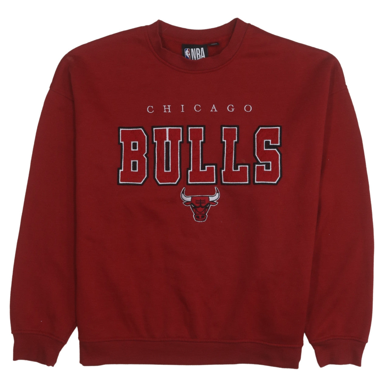 Primark NBA Chicago Bulls Red Crew Neck Sweatshirt Women’s M 12-14