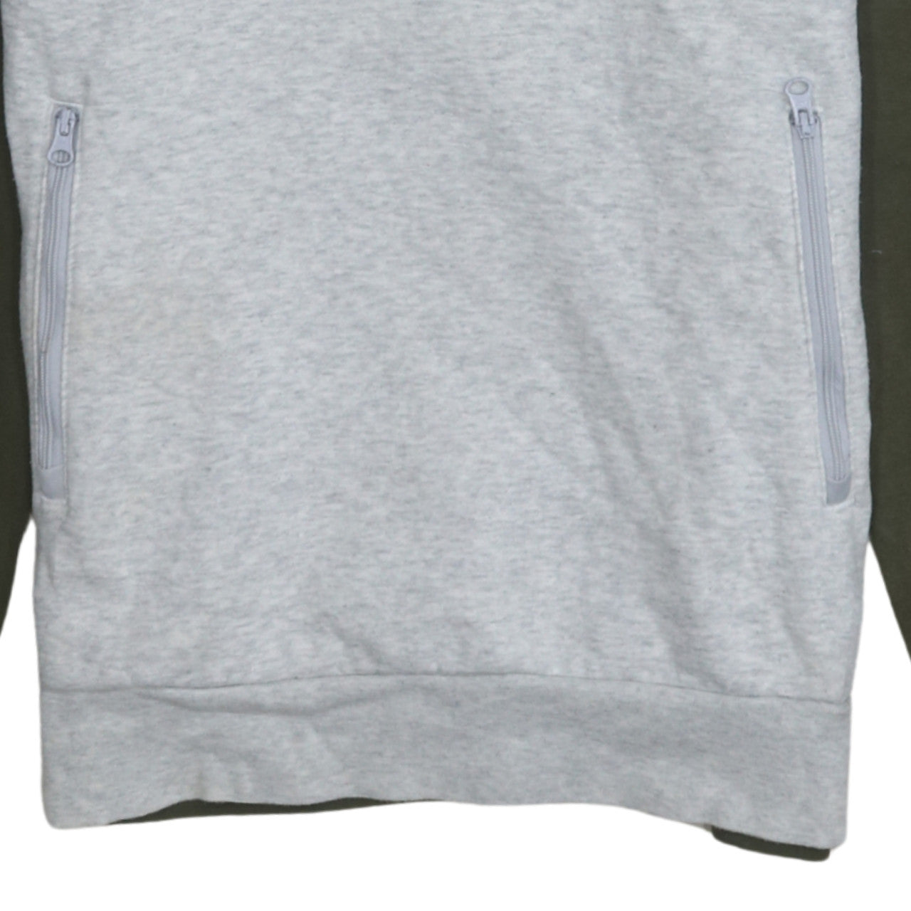 Adidas Boys Green & Grey Half Zip Hoodie Sweatshirt XL 15-16 Years