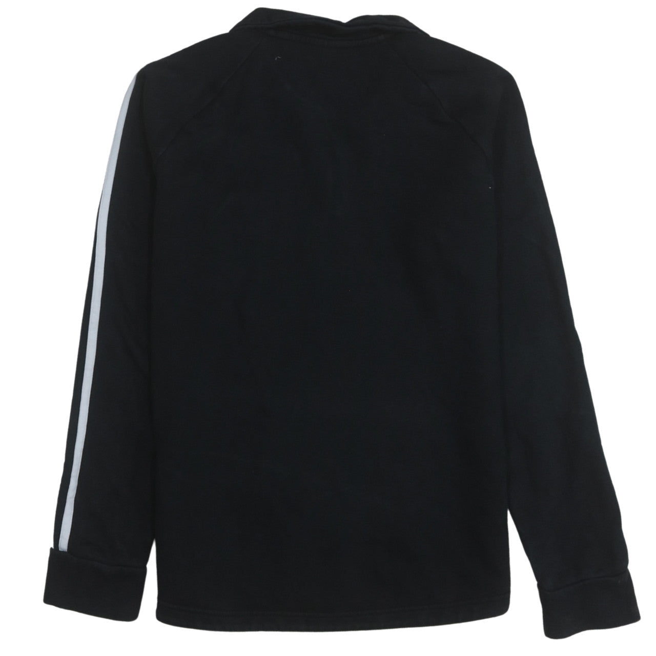 Adidas Womens Black 1/4 Zip Sweatshirt Size M 12-14 Athletic Fit