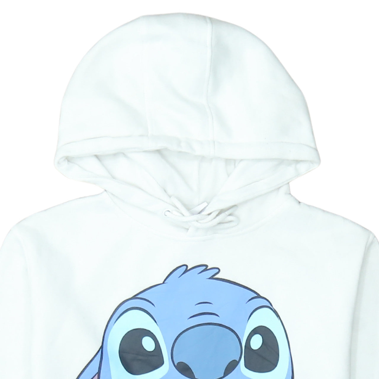Disney Primark Cares Womens White Stitch Hoodie 2XS Pullover