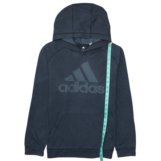 Adidas Men's Black Pullover Hoodie Size S Logo Sportswear