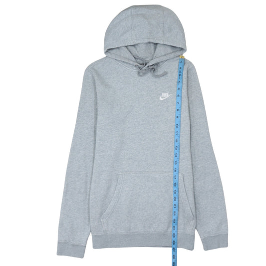 Nike Men Grey Pullover Hoodie Small Regular Fit Sports Fleece