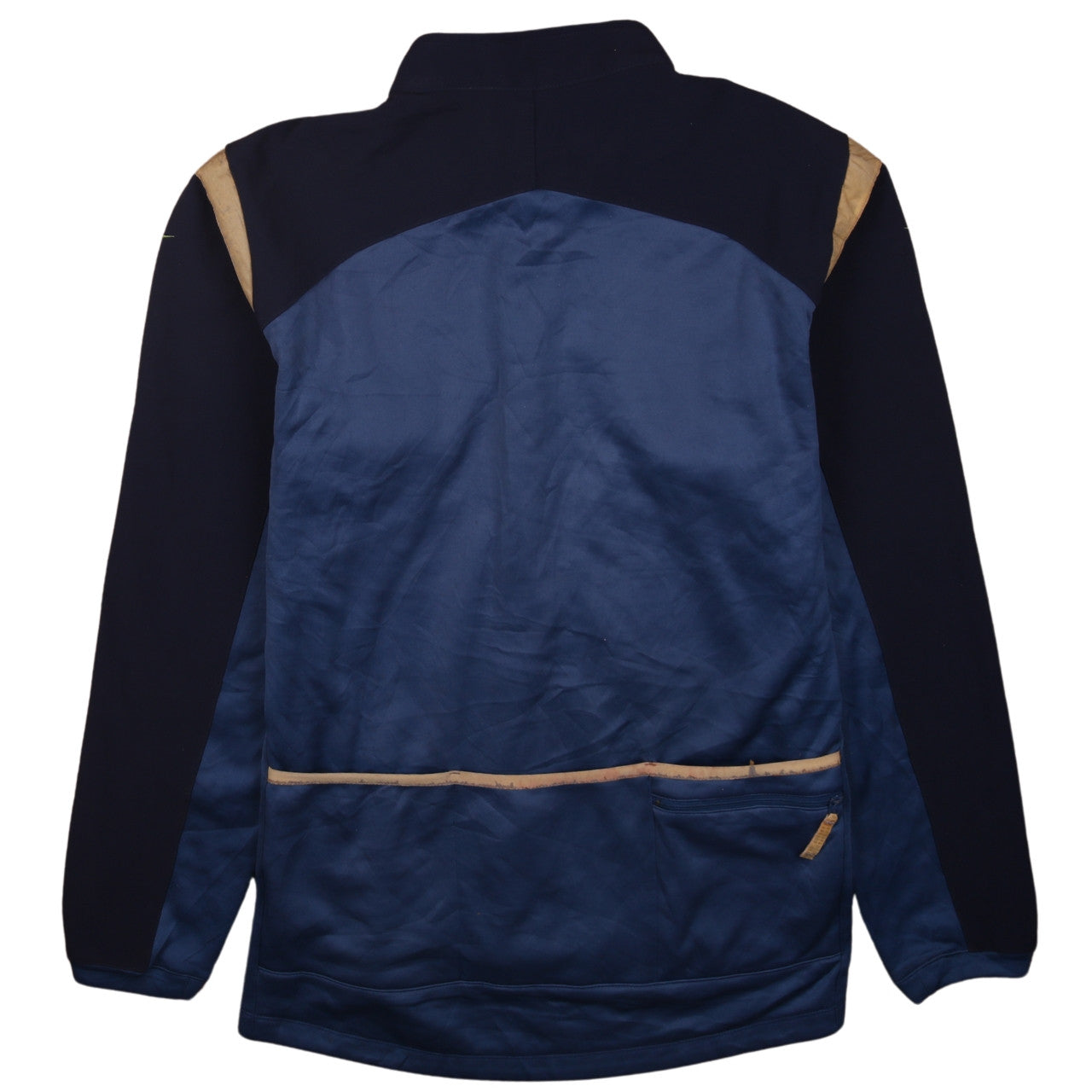 Nike Men's Blue & Beige XL Track Jacket Full Zip Activewear