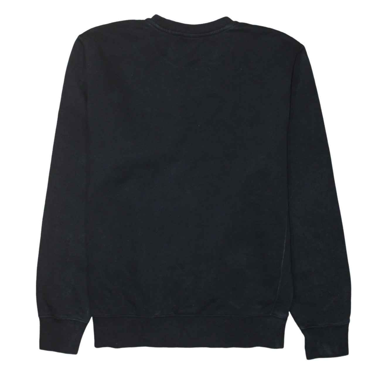 Nike Men's Black Small Pullover Fleece Sweatshirt Crew Neck Logo