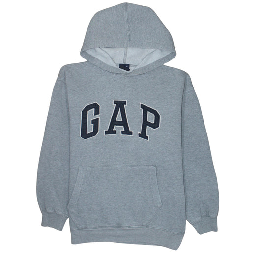 GAP Boys Grey 2XL Pullover Fleece Hoodie with Logo