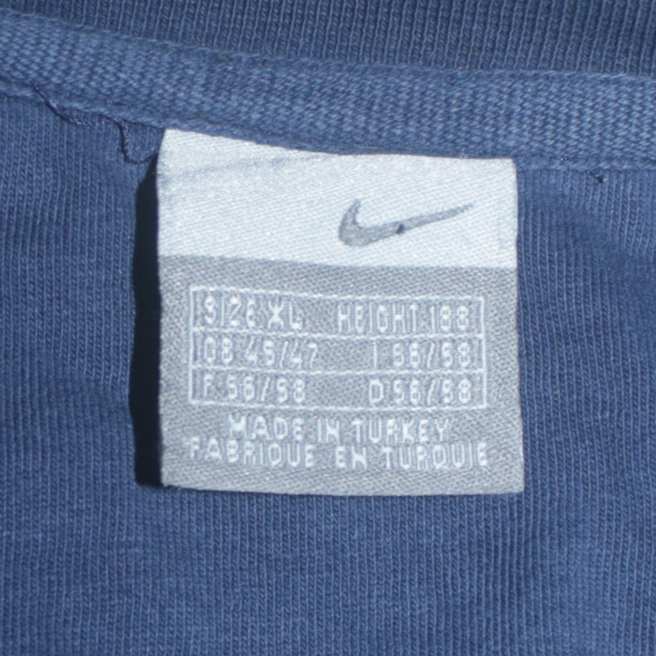 Nike Men's Blue 2XL Pullover Sweatshirt 71 Logo Crew Neck