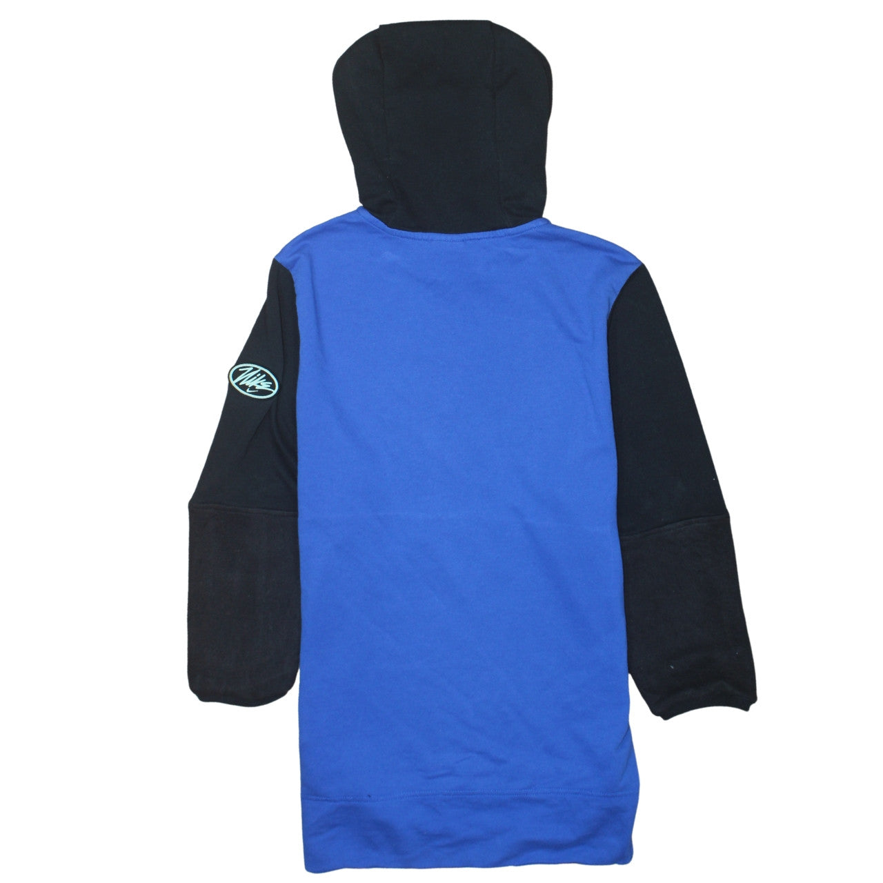 Nike Men's Black Blue Dri-Fit Hoodie Small Pullover Sweatshirt