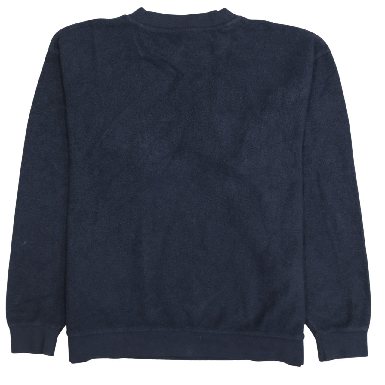 Wrangler Men's Blue Pullover Sweatshirt M Embroidered Logo Crew Neck