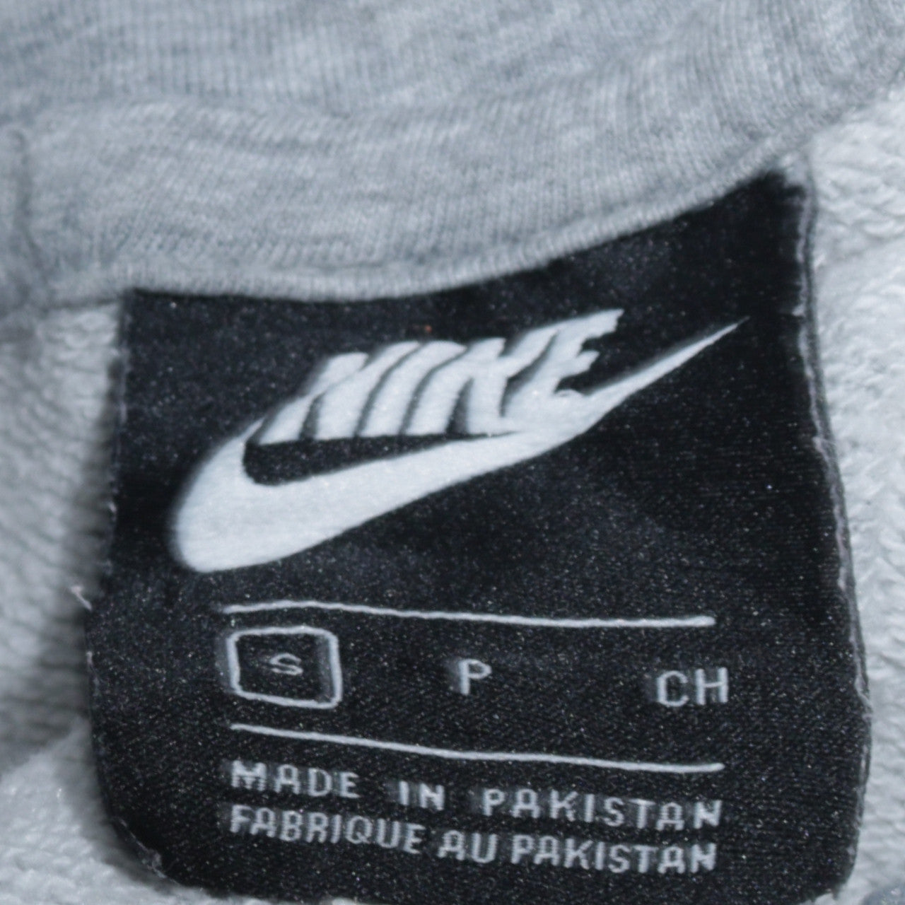 Nike Men's Grey Pullover Hoodie Size S Fleece Sportswear