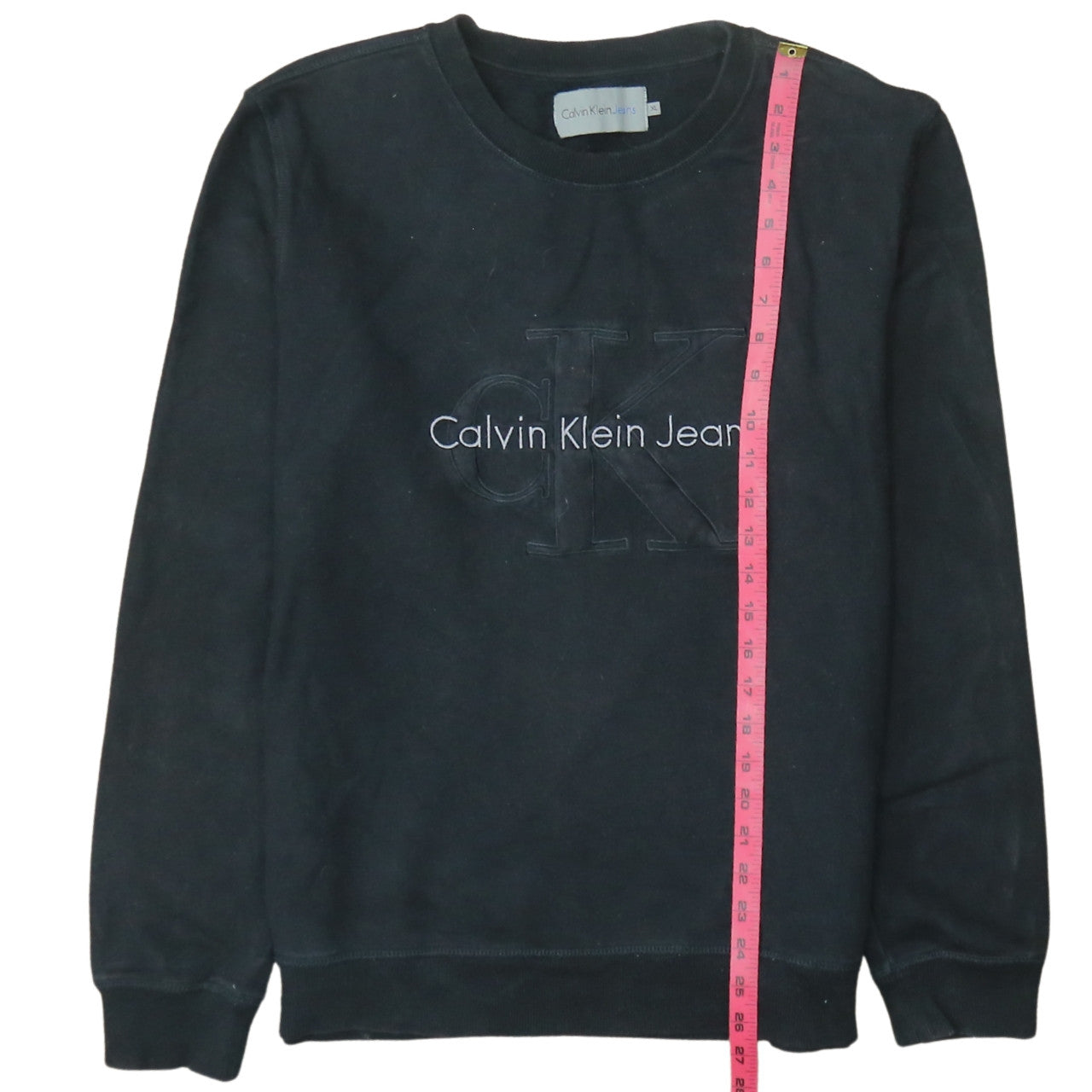 Calvin Klein Jeans Men’s Black XL Pullover Sweatshirt