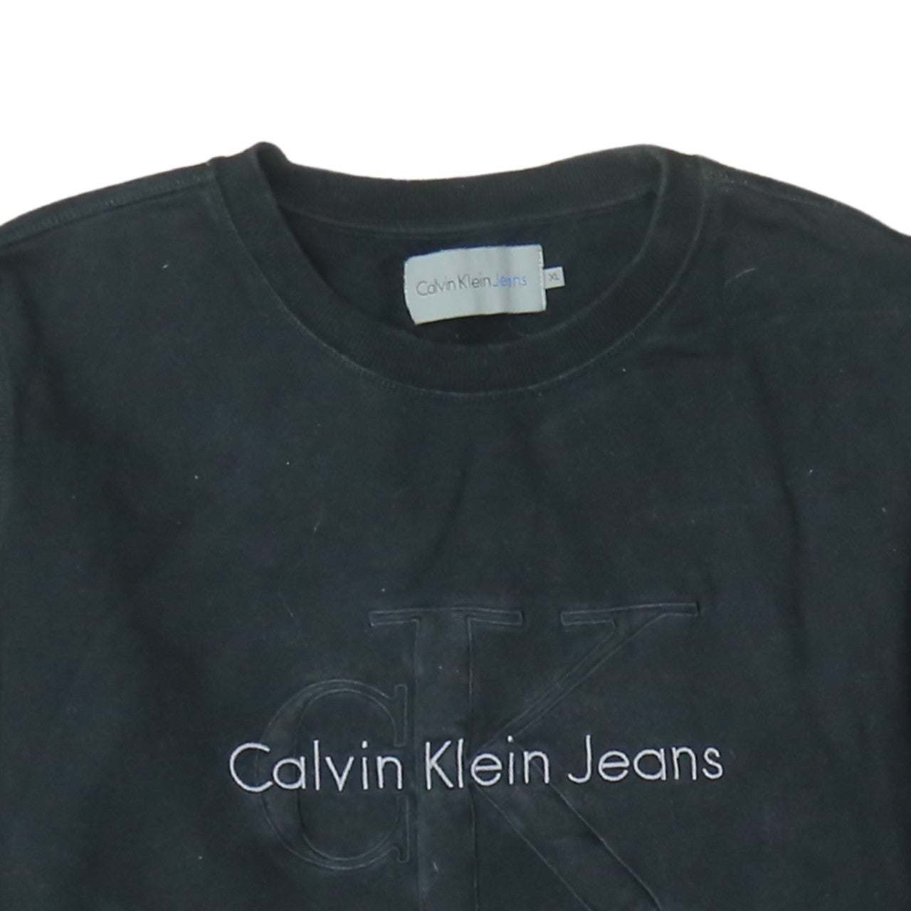 Calvin Klein Jeans Men’s Black XL Pullover Sweatshirt