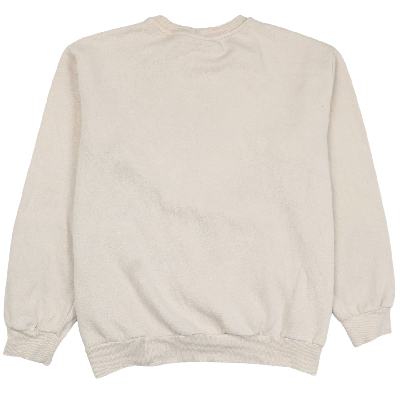 H&M L.O.G.G. Women Beige Mickey Mouse Pullover Sweatshirt S