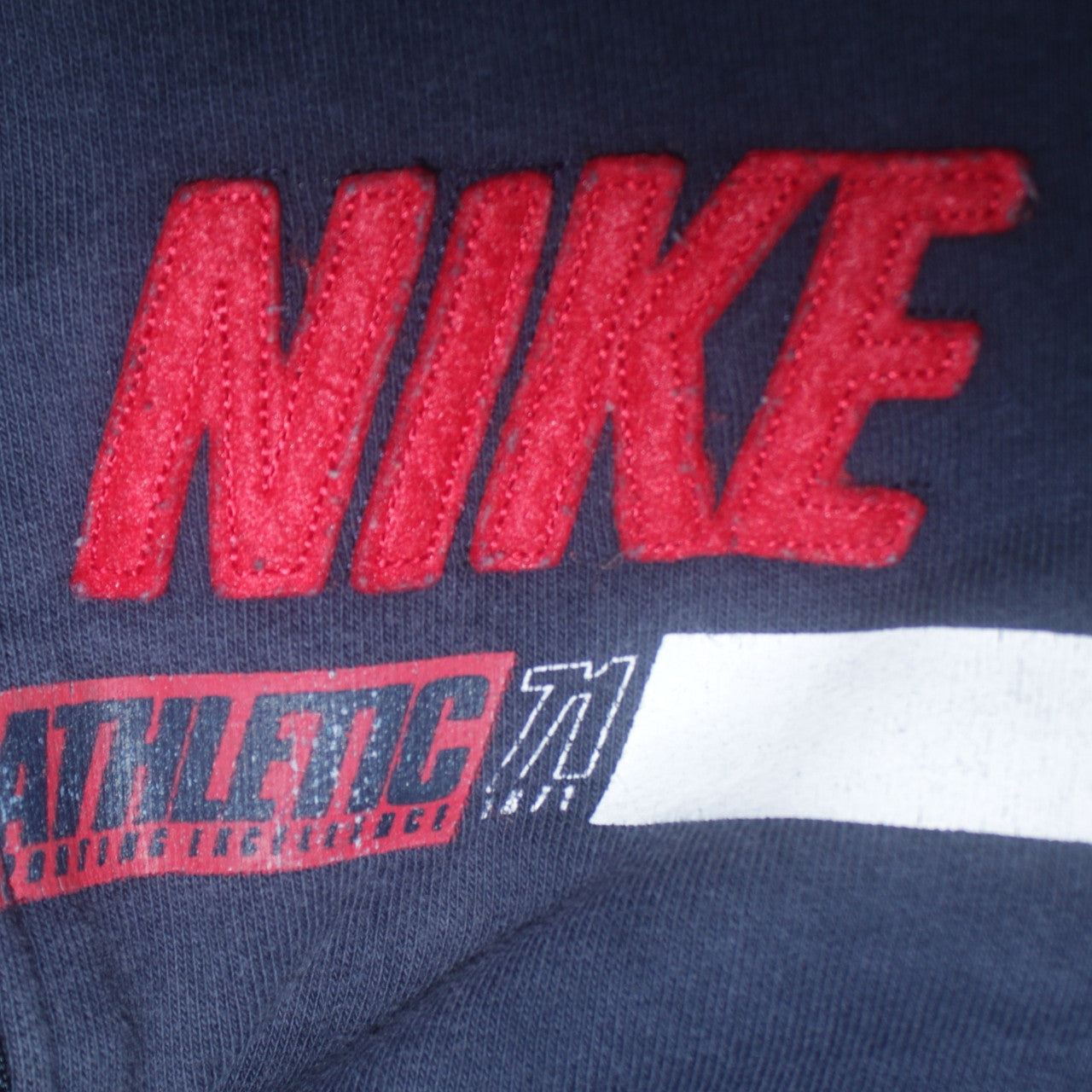 Nike Men's Blue Full Zip Hooded Track Jacket Size M
