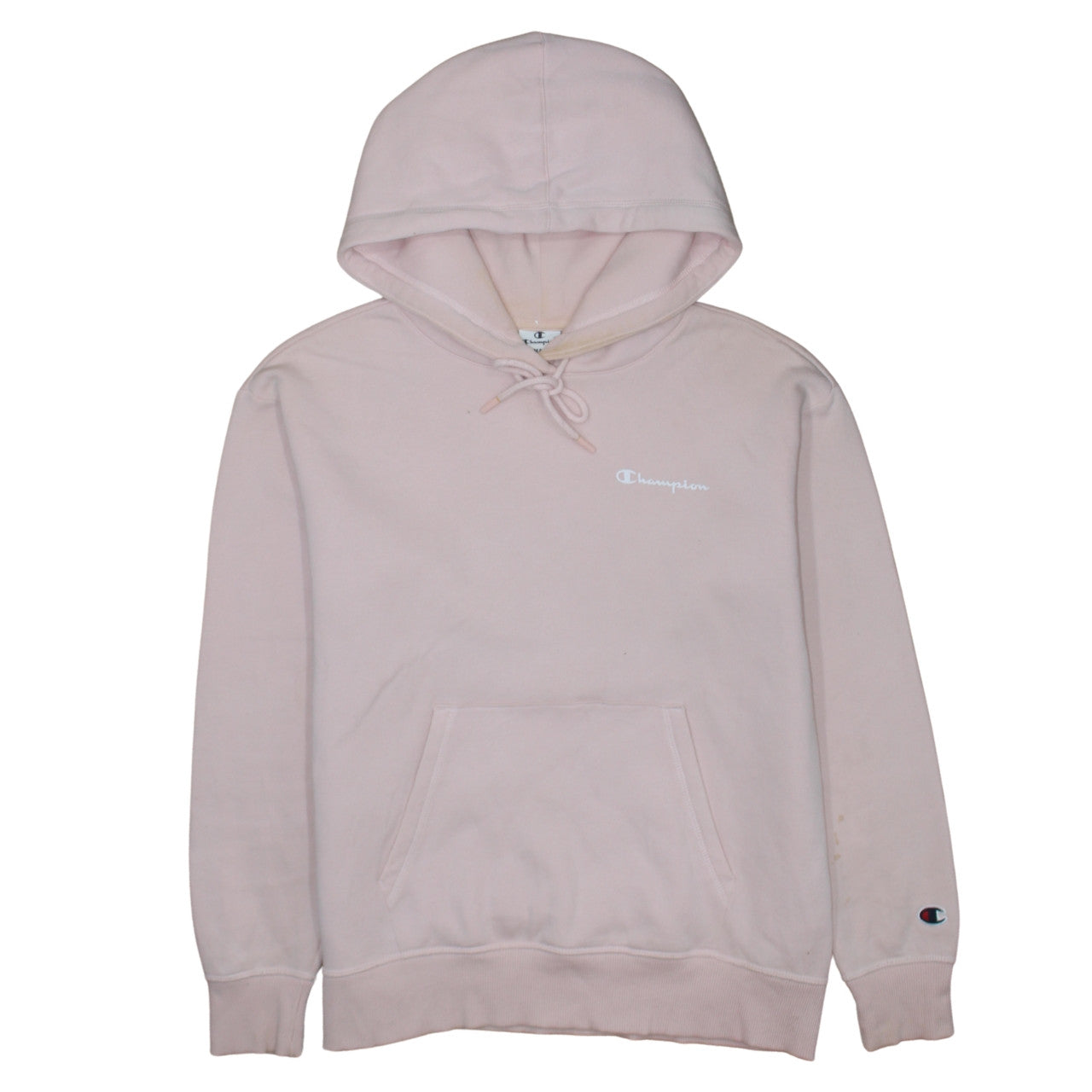 Champion Women's Pink Pullover Hoodie Small Cotton Blend Casual