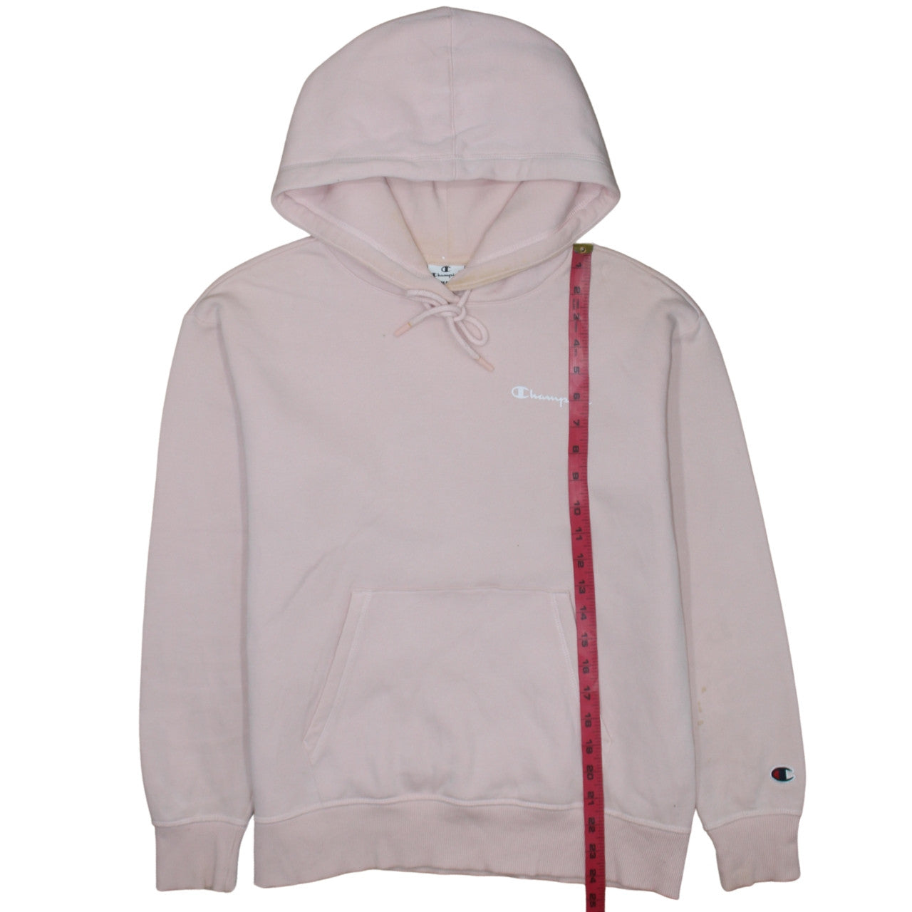 Champion Women's Pink Pullover Hoodie Small Cotton Blend Casual
