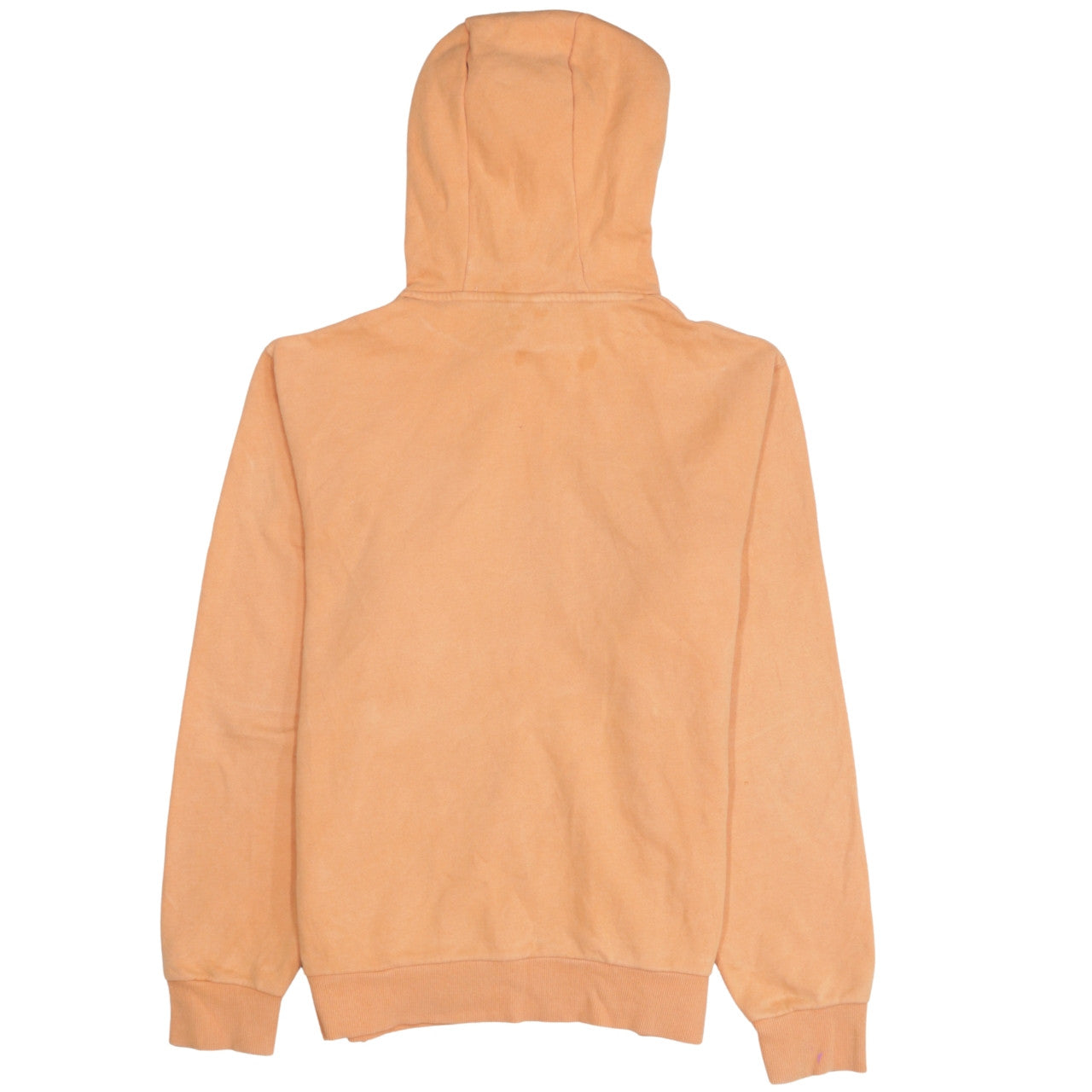 Ellesse Womens Orange Pullover Hoodie UK 10 Cotton Blend Casual