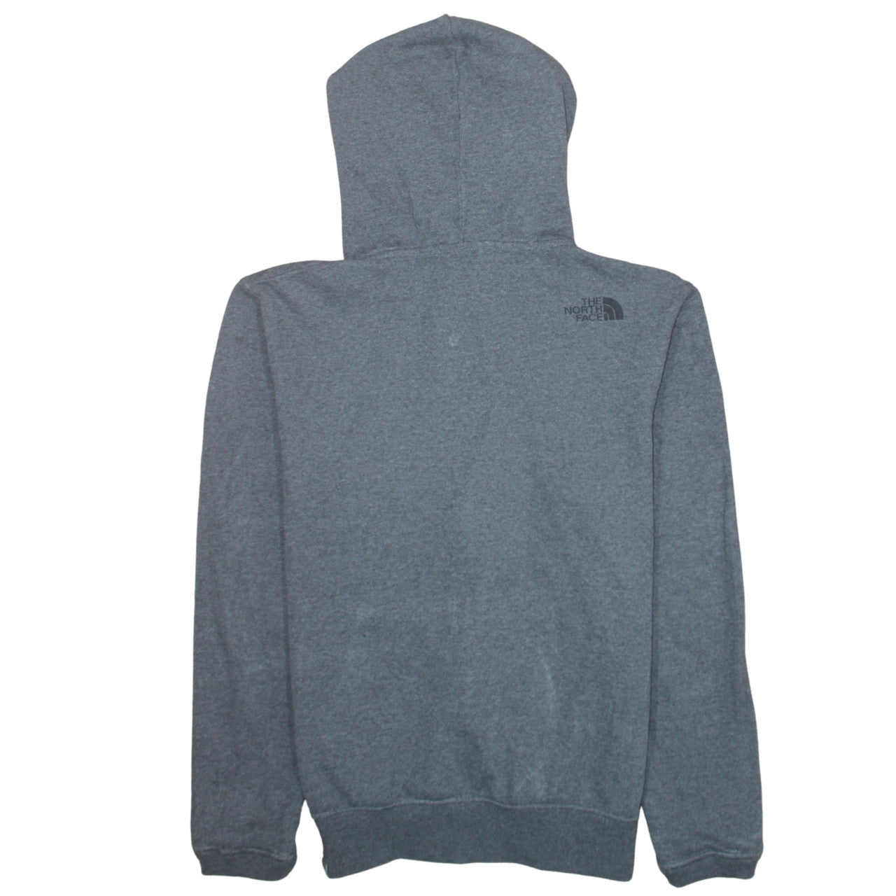 The North Face Mens Grey Full Zip Hoodie Size S Outdoor Fleece