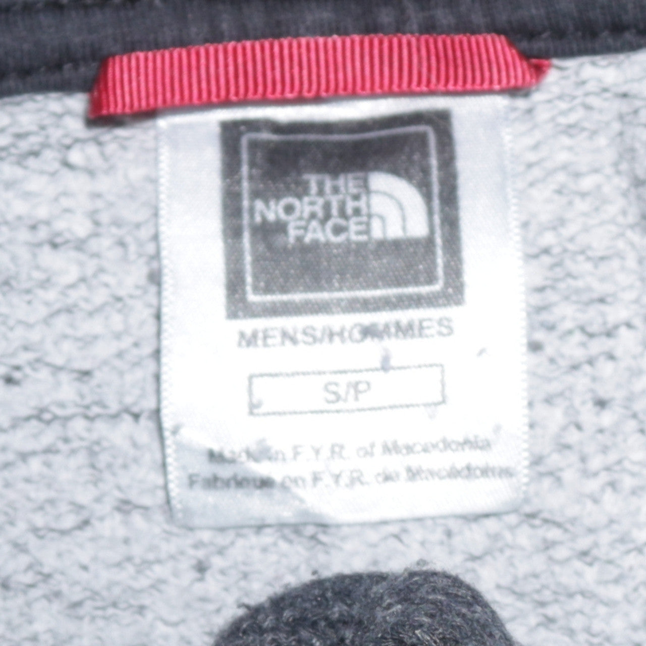 The North Face Mens Grey Full Zip Hoodie Size S Outdoor Fleece
