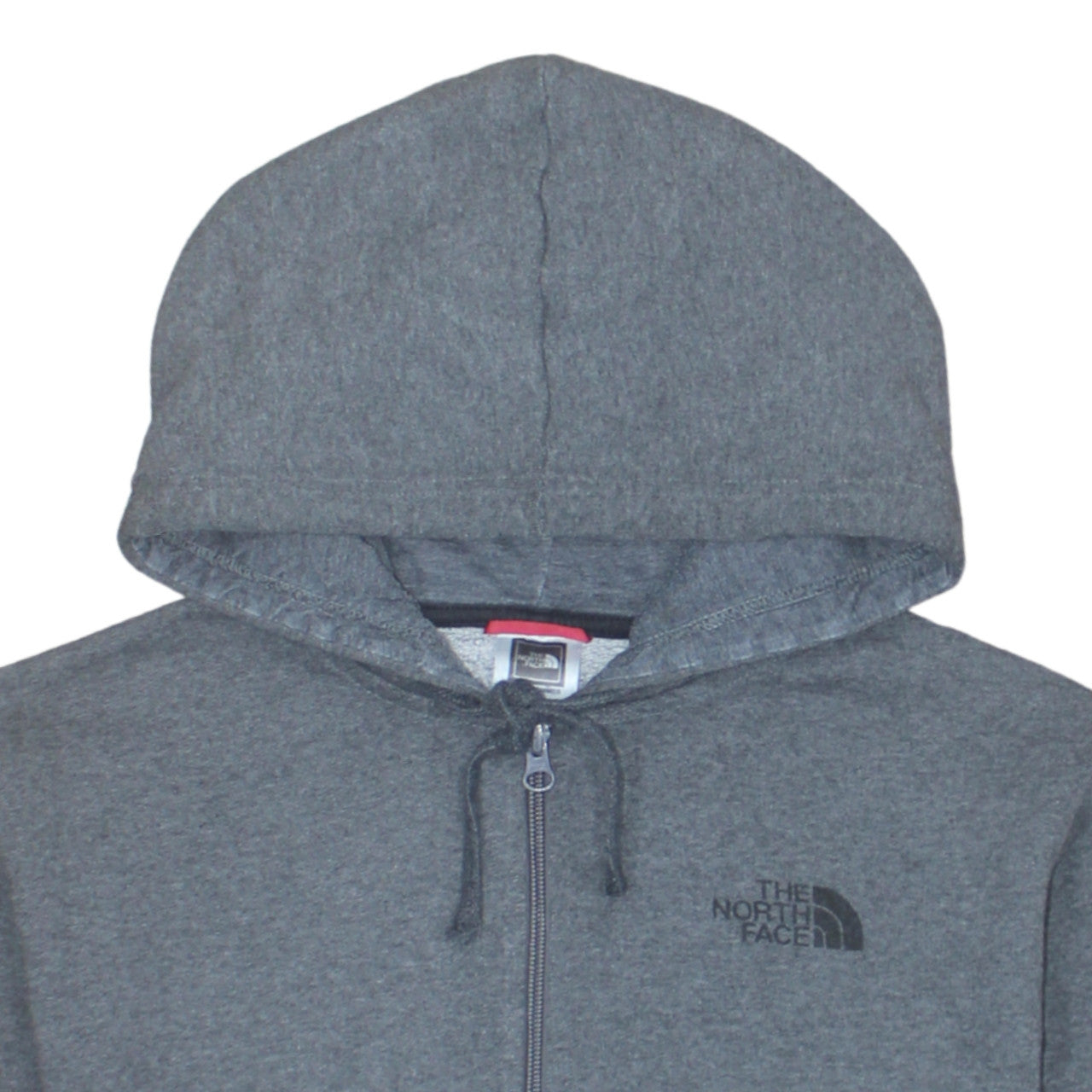 The North Face Mens Grey Full Zip Hoodie Size S Outdoor Fleece