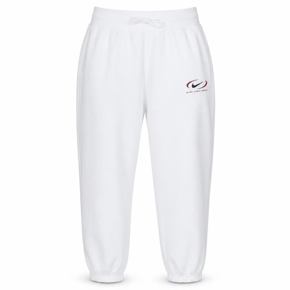 Nike Men's White XL Sweatpants Fleece Regular Fit Activewear Trousers