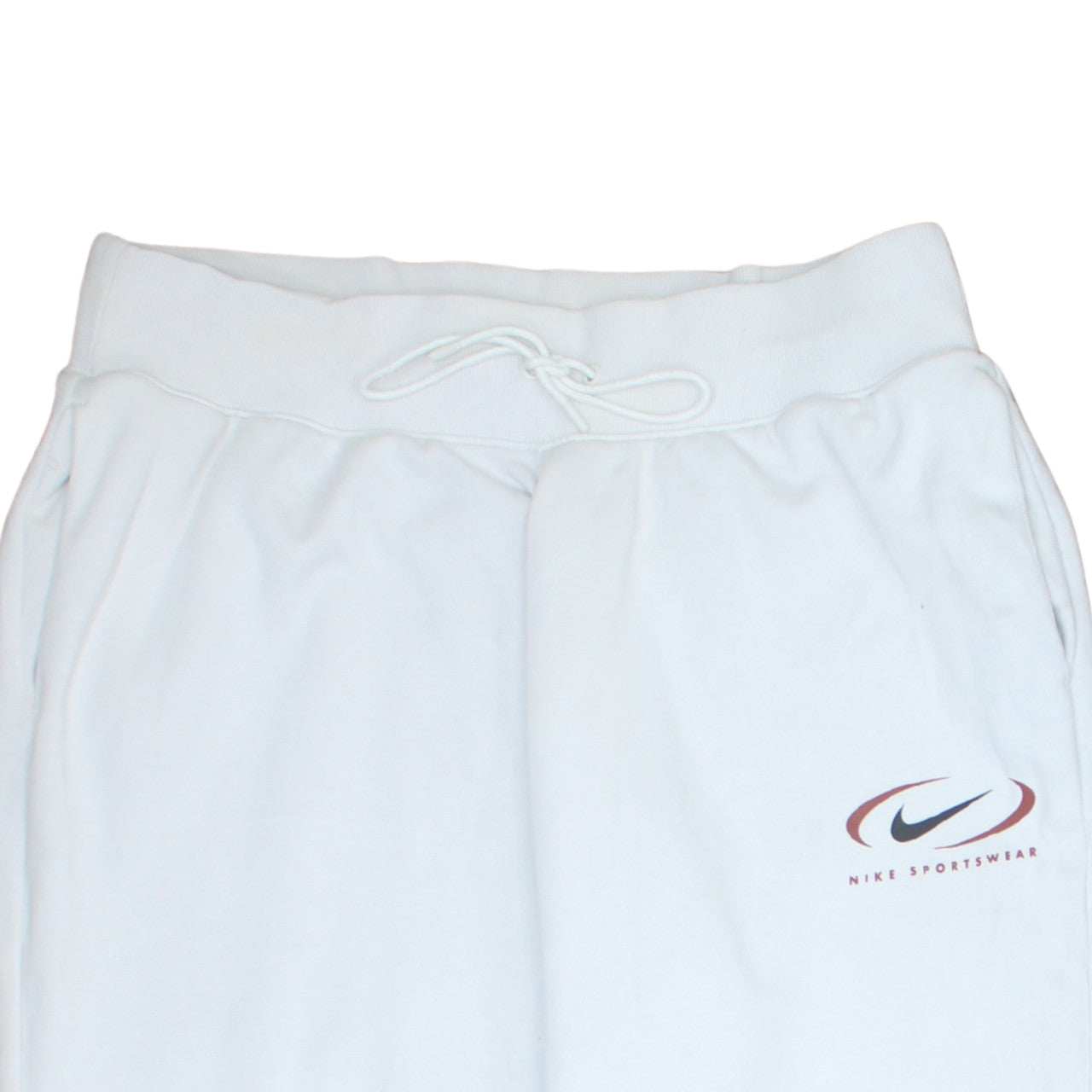 Nike Men's White XL Sweatpants Fleece Regular Fit Activewear Trousers