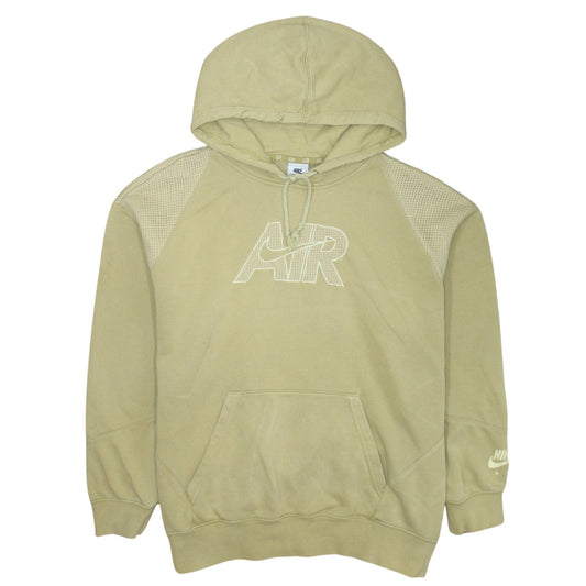 Nike Men's Beige Air Pullover Hoodie Size M Regular Fit