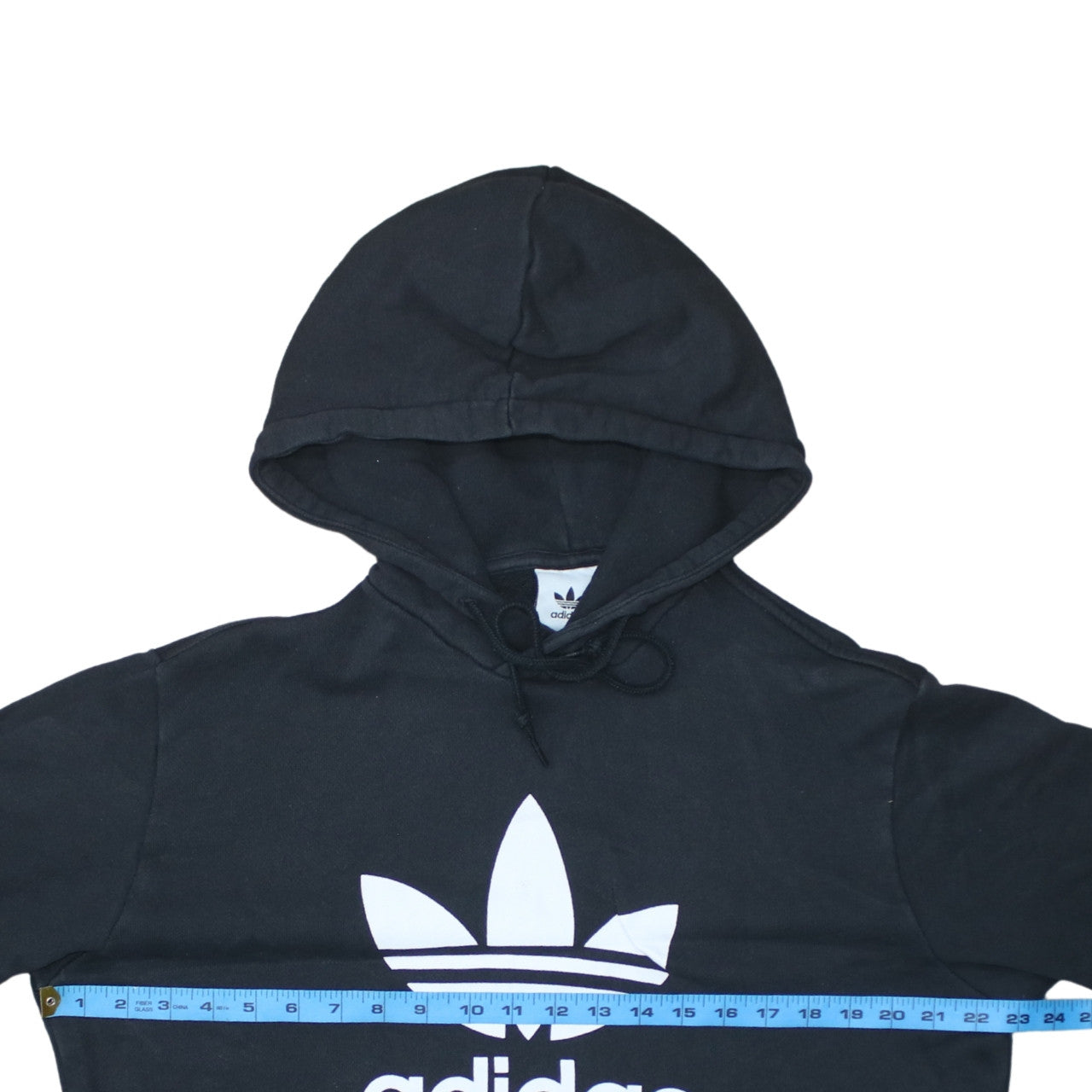 Adidas Men’s Black Pullover Hoodie M Logo Fleece Sportswear