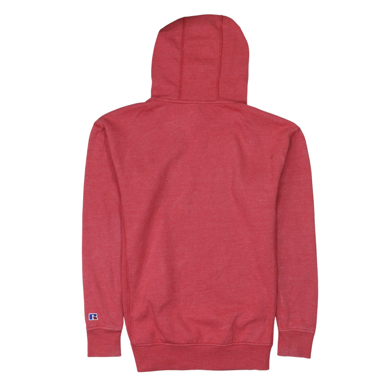 Russell Athletic Men's Red Pullover Hoodie Size M Fleece Sportswear