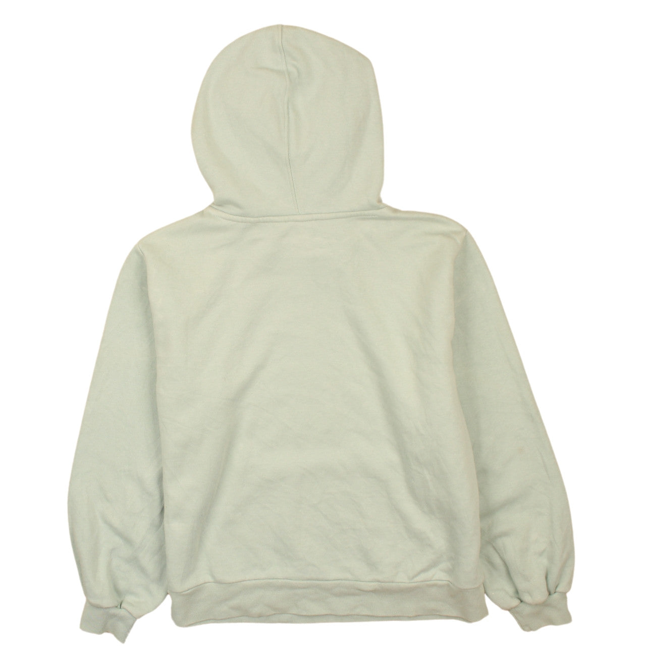 Adidas Womens Green Hoodie XS Relaxed Fit Pullover Cotton Blend